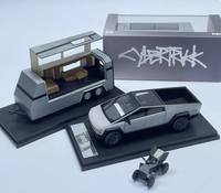 Camionnette DM 1:64 en alliage avec fonctionnalités réalistes, modèle d'édition limitée haut de gamme