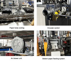 MB-C12H 12oz phim hoạt hình cốc giấy làm cho máy Trung Quốc nhà máy chất lượng cao 120 pcs/phút Cốc giấy máy - Product Image 3