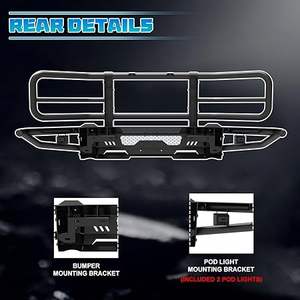 قطع غيار سيارات خارجية معدنية متينة ، أنبوبي بار ثور <span class=keywords><strong>x</strong></span> <span class=keywords><strong>x</strong></span> ، أنبوبي لفورد ، F150 - Product Image 4