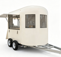 Remorque pour chevaux miniature, bar mobile, remorque pour 4 chevaux, camion de restauration à col de cygne, remorque pour chevaux, norme européenne