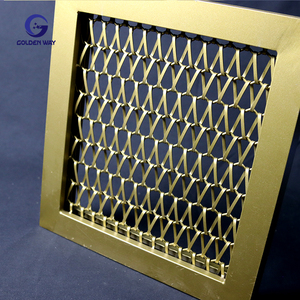 Kim loại màu đồng vàng kết thúc trang trí lưới cho các tính năng chiếu sáng và biển báo thương hiệu thép không gỉ trang trí lưới - Product Image 2