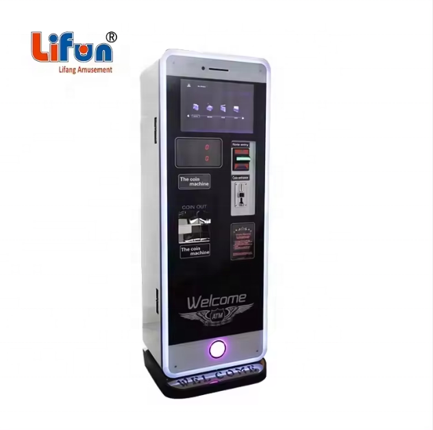 LiFun LF-Nc-06 Customizable Token Exchange Machine ATM Coin Dispenser with 17''LCD-Factory Cheap Price