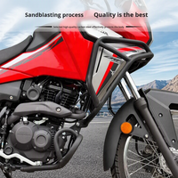 Nouveau pour CRF190L : Protection de moteur supérieure et inférieure en acier au carbone pour moto, barre anti-chute et anti-collision