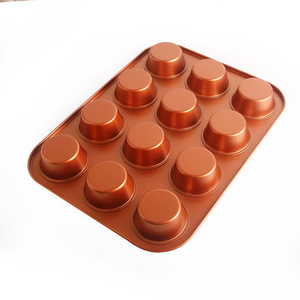 <b>Baking</b> Pan <b>Set</b> 5 Piece Non Stick Cake Mold Muffin <b>Tray</b> Pizza Pan Toast Mold Carbon Steel Bakeware - Product Image 4