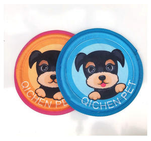 KaryPaws İnteraktif Naylon Oxford Kumaş Köpek Eğitim Çiğneme Oyuncağı Uçan Disk 22.5cm 60g FP-184 Tianjin'de Üretilmiştir - Product Image 6