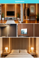 Kit de bande lumineuse LED néon 24V basse tension, flexible en silicone durable pour décoration intérieure murale en bois, personnalisable