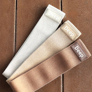 Kain pabrik tali resistensi poliester tali pinggul Yoga kustom pita Booty perlengkapan Gym latihan rumah olahraga SML - Product Image 1