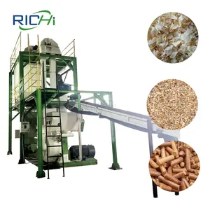 RICH 1-20 T/H Straw Rice Husk Biomass Wood Sawdust Coconut Fiber Pellet Bio-power Plant