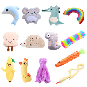 Para Amazon Venta caliente Gran colección Ecológico Gato Masticar Juguetes Lindo Felpa <span class=keywords><strong>Catnip</strong></span> Autoentretenimiento Aburrimiento Alivio Suministros para mascotas - Product Image 5