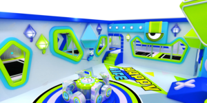 Aire de jeux intérieure de 800 m² pour enfants, design personnalisé d'usine, couleurs éclatantes, mur d'escalade <span class=keywords><strong>Mario</strong></span> attrayant, aire de jeux souple - Product Image 3