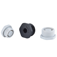 JIAF Bouchon hexagonal en nylon noir étanche NPT 1 1/2'' filetage M16*1.5 anti-poussière pour automobile