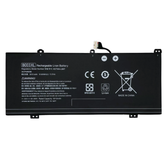 11.55V 60.9WH BC03XL Notebook Battery Replace Laptop Battery for HP EliteBook x360 830 G8 BC03XL HSTNN-IB9K Battery Universal
