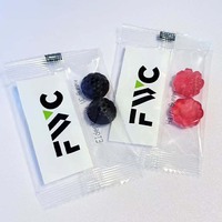 Sacs d'emballage en plastique thermoscellés personnalisés de qualité alimentaire pour collations, biscuits au nougat et bonbons au caramel