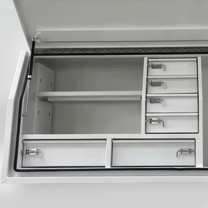 Custom Powder Coated Lockable <b>Tool</b> <b>Box</b> for Pickup Truck Storage - Product Image 1