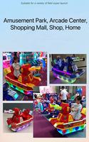 Manèges pour enfants à pièces dans les centres commerciaux, manèges pour enfants, voiture à bascule, machine de jeu d'arcade
