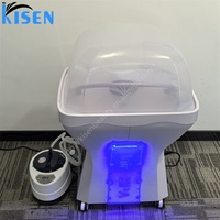 Bac à shampoing Kisen moderne avec design à température constante, portable, blanc, indispensable pour la salle de bain, pour le lavage des cheveux et les soins spa