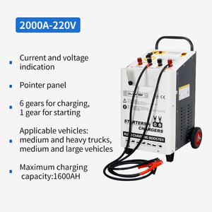 Démarreur de batterie automatique 2000A et booster de moteur 12V 24V pour voiture, camion et bateau - Product Image 4