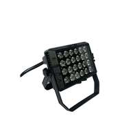 Projecteur LED extérieur 24*10W, étanche IP68, lumière de lavage de jardin, pleine couleur 4-en-1, DMX512, gradation 32 bits, lumière du jour 6000K, IRC Ra80