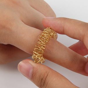 แหวนนวดกดจุดผ่อนคลายนิ้วมือเครื่องมือดูแลการไหลเวียนโลหิตบรรเทาอาการปวดการดูแลสุขภาพป้องกันความวิตกกังวลของเล่น - Product Image 2