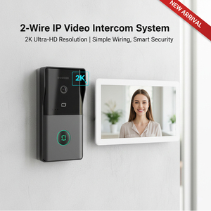 <span class=keywords><strong>Kit</strong></span> de <span class=keywords><strong>Videoportero</strong></span> IP de 2 Cables HIWINK, Cámara 2K, Reconocimiento Facial, Huella Dactilar, Tarjeta IC, Desbloqueo NFC, Control por Aplicación WiFi TUYA, IP65 - Product Image 6
