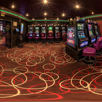 100% Nylon imprimé mur à mur tapis lavable 5 étoiles hôtel couloir salon tapis Machine tufté Casino théâtre tapis