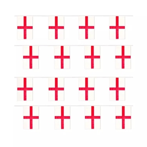 Bandera Cuerda Fútbol Deportes 100% Poliéster Bunting Colección en stock <span class=keywords><strong>Mundo</strong></span> Todos los países Mano barata Sosteniendo la bandera de Inglaterra - Product Image 1