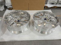 Jantes forgées RCSR Polished Deep Lip 2 pièces 20 22 24 26 pouces 5x112 5x114.3 5x120 pour Dodge Charger Challenger