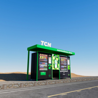 TCN Europe Unmanned Convenience Store Vending Machine Snacks Drinks Combo Vending Machine