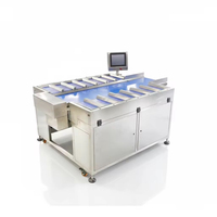 Báscula de Control de Peso Automática Multicarril con Cinta Transportadora para Alimentos y Control Táctil
