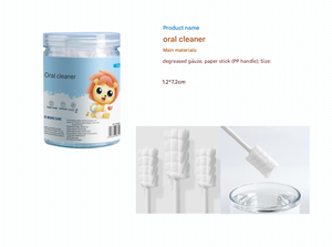 Bâtonnets de nettoyage buccal jetables et portables en gaze pour bébés et nourrissons, pour l'hygiène dentaire, voyage et usage domestique, paquet de 30 bâtonnets - Product Image 6