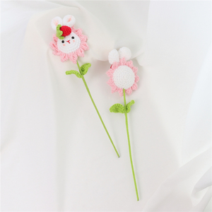 Carino fatto a mano finito Crochet frutta animali <span class=keywords><strong>fiori</strong></span> per gli amici regalo decorazione per la casa - Product Image 3