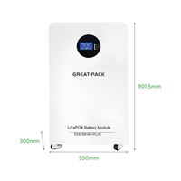 Baterai Surya Lifepo4 51.2v 314ah 16kwh Lithium Ion Rakitan Baterai Penyimpanan Energi Bertenaga untuk Rumah