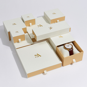 Bộ hộp giấy đựng trang sức, có ngăn kéo, in logo tùy chỉnh - Product Image 3