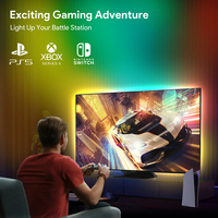 EDUP Rétroéclairage TV LED avec Boîtier de Synchronisation HD pour Téléviseurs 55-65 Pouces et PC pour Jeux et Films