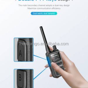 Pour talkie-walkie analogique mini UV-5R 5W 1500mAh 400-470MHz longue portée bidirectionnel pleine bande portable IPX-1 résistant à l'eau FM - Product Image 6