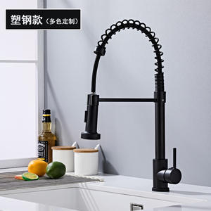 Grifo de cocina monomando de acero inoxidable para encimera con válvula cerámica, rociador y caudal de 2.0-2.9 gal/m, estilo llave - Product Image 3