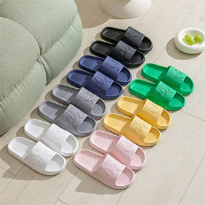 Zapatillas de mujer para hombre, zapatillas suaves básicas para dormitorio interior, zapatos antideslizantes para el hogar - Product Image 6