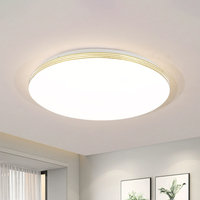 Plafonnier LED rond moderne en métal, réglable, à montage en surface, haute luminosité, IP33, pour la maison et le bureau