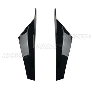 2 pièces Spoiler latéral de fenêtre arrière noir brillant pour Volkswagen Golf 8 MK8 2020-2021 Accessoires de voiture - Product Image 2