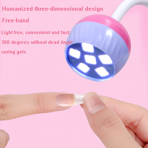 Nouveau Design Gel <span class=keywords><strong>Vernis</strong></span> <span class=keywords><strong>Vernis</strong></span> Machine De Durcissement Portable Câble USB Usage Domestique 2 EN 1 UV LED Lampe À Ongles Séchoir À Ongles - Product Image 2