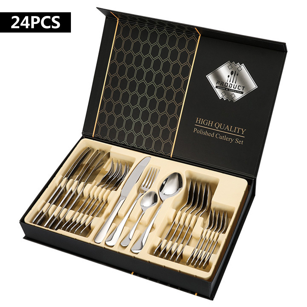 silver 24 pcs with gift box