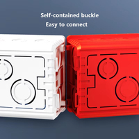 Boîte dissimulée pour accessoires électriques étanches en PVC BAOBEN