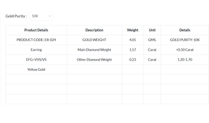 Pendientes de Moda con Diamante Cultivado en Laboratorio con Corte Princesa, Starlit Grace Solitaire, Chapados en Oro de 10K, Joyería Elegante y Brillante, Regalo para Mujer - Product Image 6