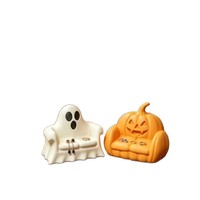Meilleure vente transfrontalière : Plateau de rangement pour bijoux en plastique imprimé en 3D, motif fantôme et citrouille d'Halloween, pour canapé, décoration intérieure