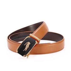 <span class=keywords><strong>Cintura</strong></span> all'ingrosso in pelle uomo di colore <span class=keywords><strong>marrone</strong></span> <span class=keywords><strong>chiaro</strong></span> in lega di zinco fibbia 100% in pura pelle <span class=keywords><strong>cintura</strong></span> per uomo - Product Image 5