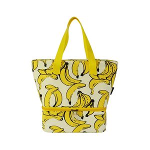 Bolsa de Compras ODM Personalizada, Reutilizable, Plegable, de Nailon, con Impresión Artística de Frutas y Plátanos, Impermeable, con Logotipo, Exportación Directa de Fábrica - Product Image 5