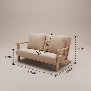 डिस्काउंट होम लिविंग रूम फर्नीचर के लिए आधुनिक सिंगल डबल लाउंज कुर्सी प्रदान करता है ठोस लकड़ी के अनुकूल आरामदायक - Product Image 4