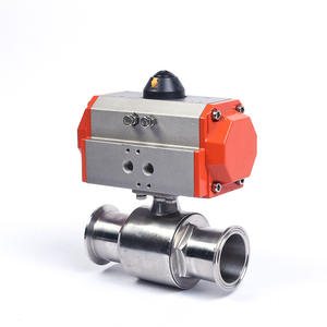 Válvula de Bola de Brida Neumática de Acero Inoxidable 304/316 de Instalación Rápida, Soldada al Vapor, para Medios Gaseosos - Product Image 5