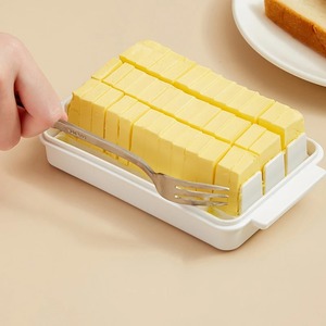 Butter Cheese Cutter Storage Box with Lid Household Kitchen Baking Food Butter <b>Refrigerator</b> Fresh Keeper Container Baking Tool - Product Image 6