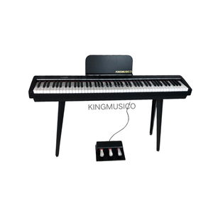 OEM/ODM Piano elettronico a percussione ponderato a 88 tasti | Sorgente sonora da sogno francia | Interfaccia MIDI e USB Type-C | MP3 - Product Image 1